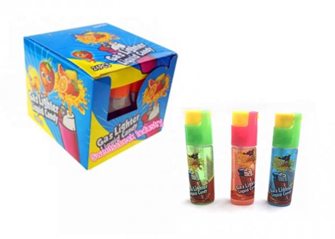 多色の液体のスプレー キャンデーのスーパーマーケット/店のための甘いライターの形