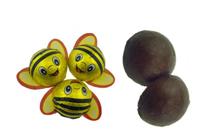 7.5 Gスーパーマーケットのための興味深い動物定形チョコレート蜂の定形菓子